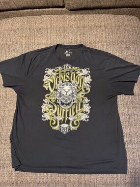 Nike LeBron James Witness Lion Dri-Fit Graphic Tshirt Black XXL
